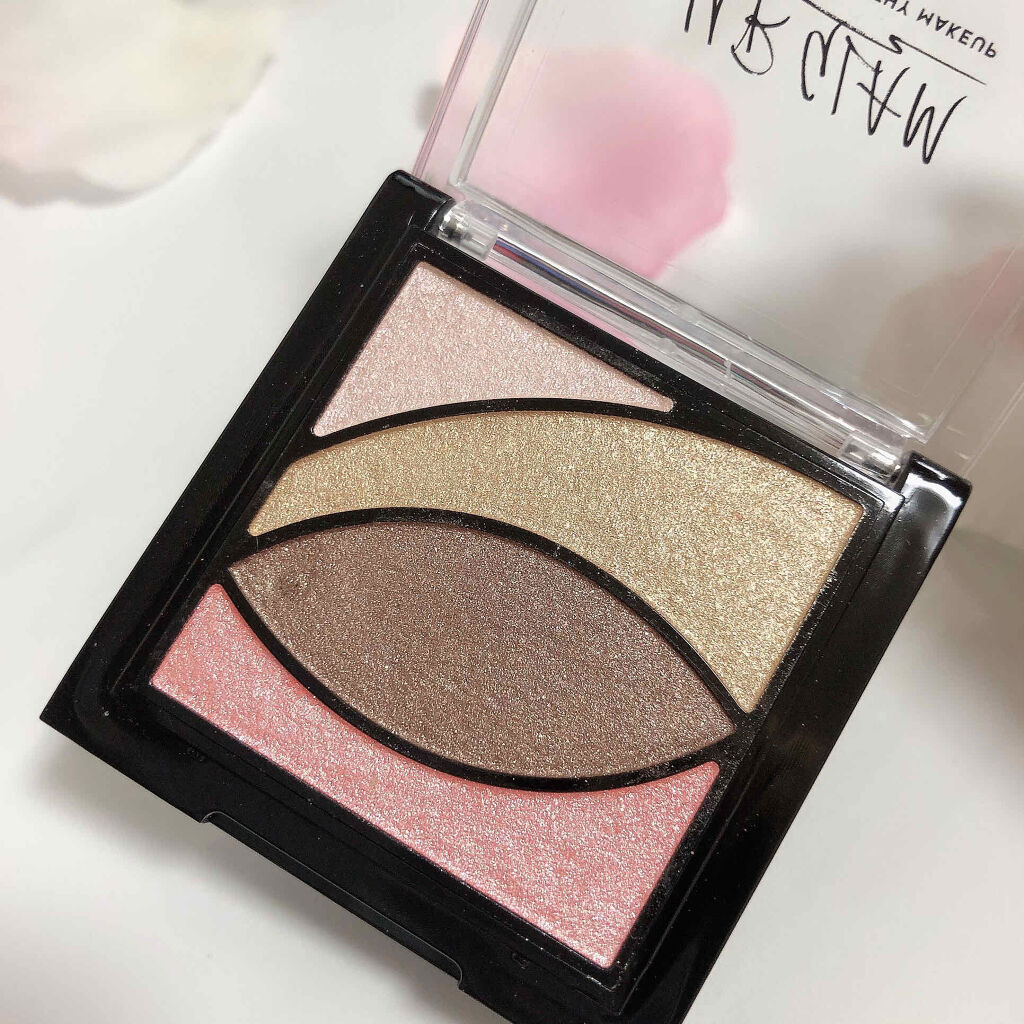 UR GLAM　VELVET EYE COLOR PALETTE ピンク＆ブラウン/U R GLAM/アイシャドウパレットを使ったクチコミ（2枚目）