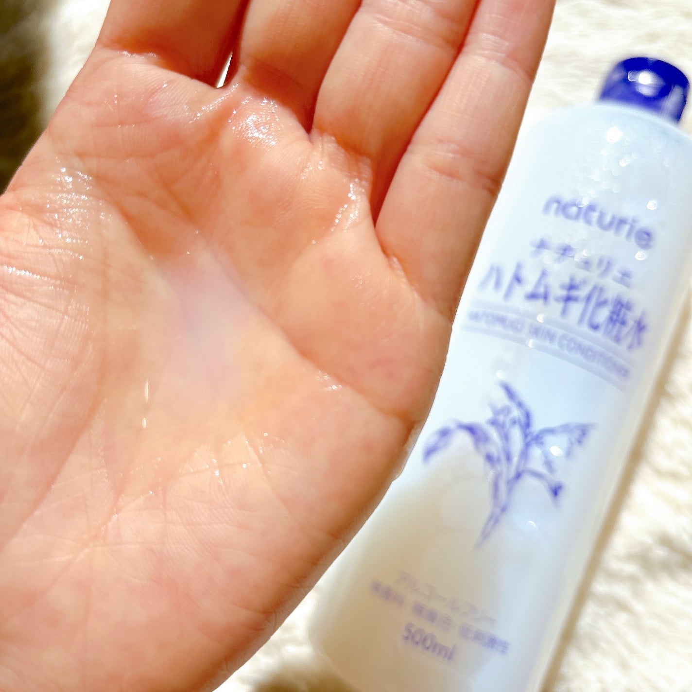 ハトムギ化粧水(ナチュリエ スキンコンディショナー R )/ナチュリエ/化粧水を使ったクチコミ(2枚目)