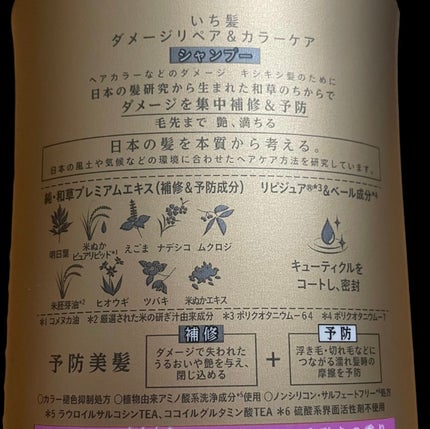 ダメージリペア&カラーケア シャンプー/コンディショナー/いち髪/市販シャンプーを使ったクチコミ(3枚目)