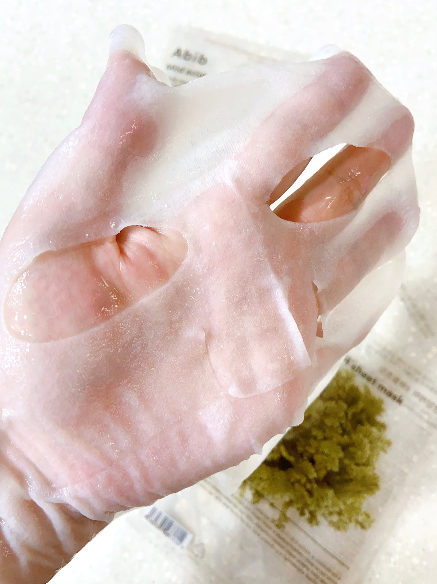 弱酸性PHシートマスク 復活草フィット/Abib /シートマスク・パックを使ったクチコミ(8枚目)