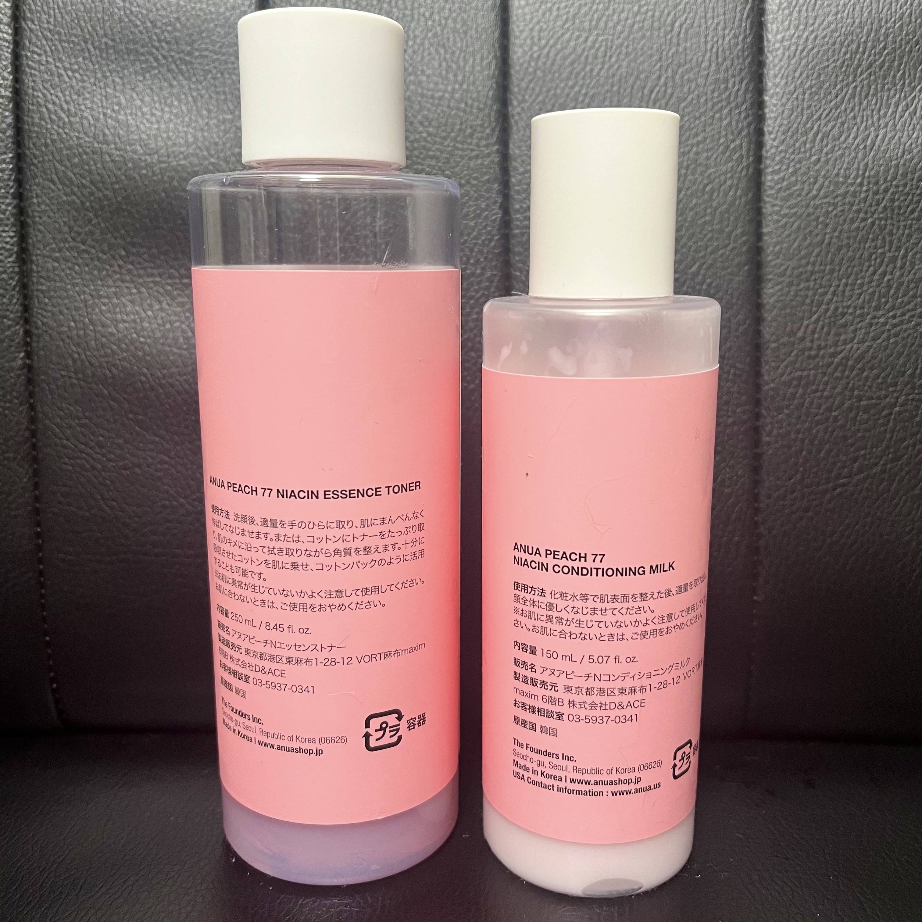 桃77％ナイアシンエッセンストナー 250ml/Anua/化粧水を使ったクチコミ（2枚目）