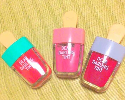 ディアダーリン ウォータージェルティント (アイスティント)/ETUDE/口紅を使ったクチコミ(1枚目)