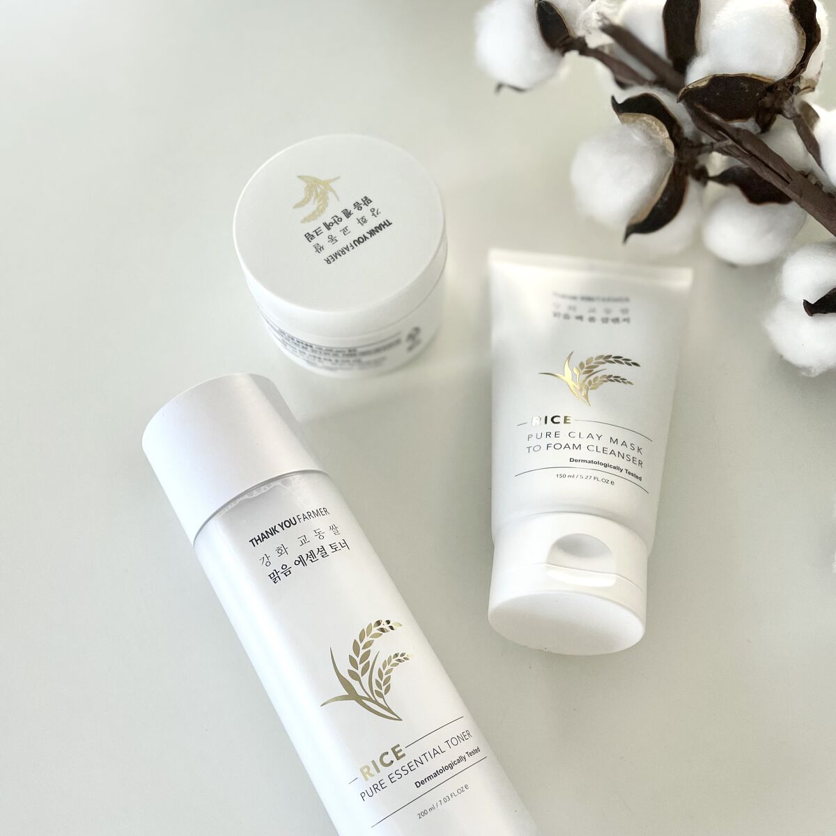 ライスピュアジェル＆クリーム/THANK YOU FARMER/フェイスクリームを使ったクチコミ（1枚目）