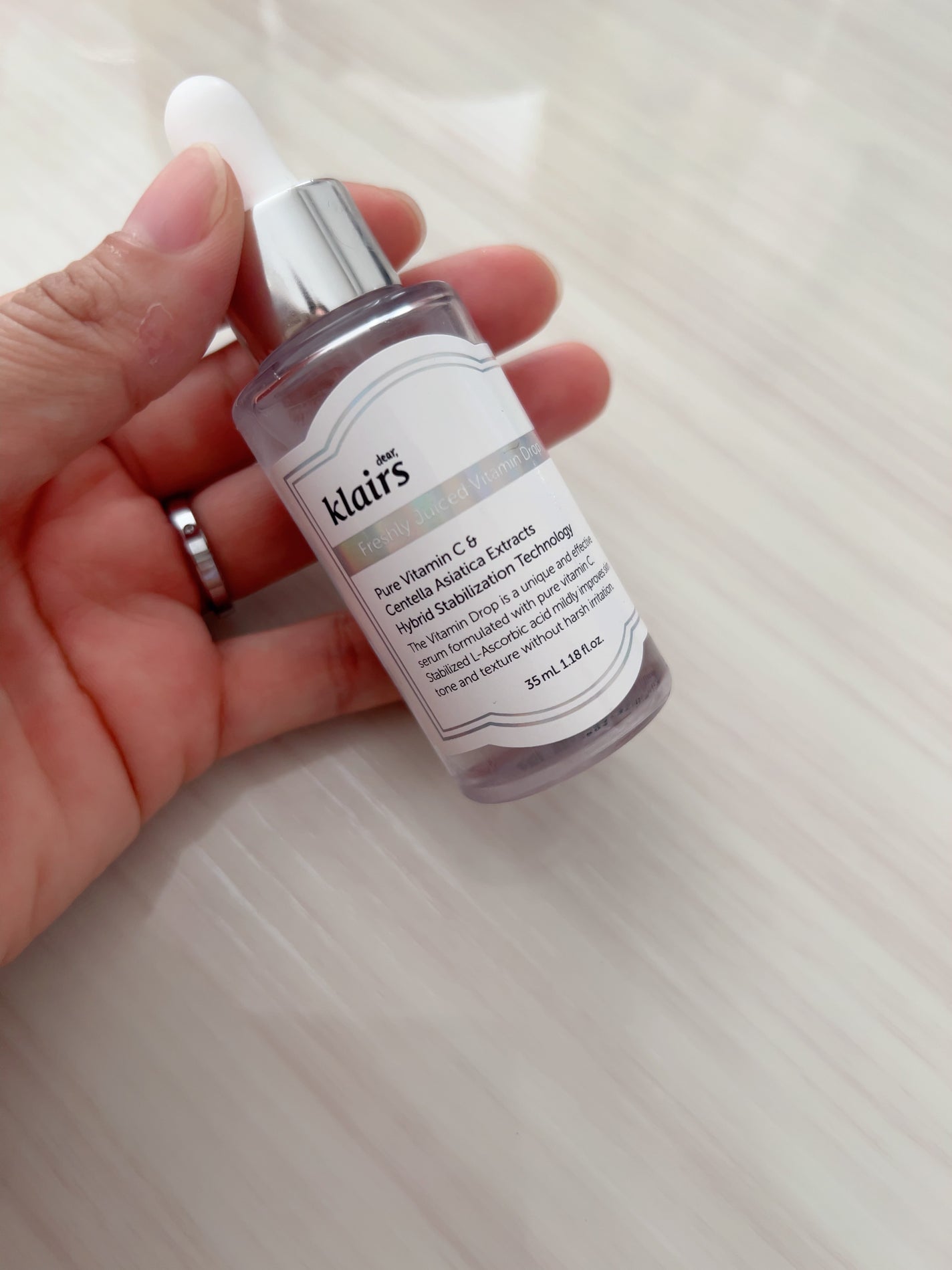 フレッシュリージュースドビタミンドロップ(35ml)/Klairs/美容液を使ったクチコミ(2枚目)