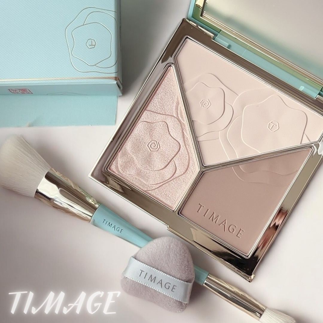 ハイライトシェーディングパレット/TIMAGE/パウダーハイライトを使ったクチコミ（1枚目）