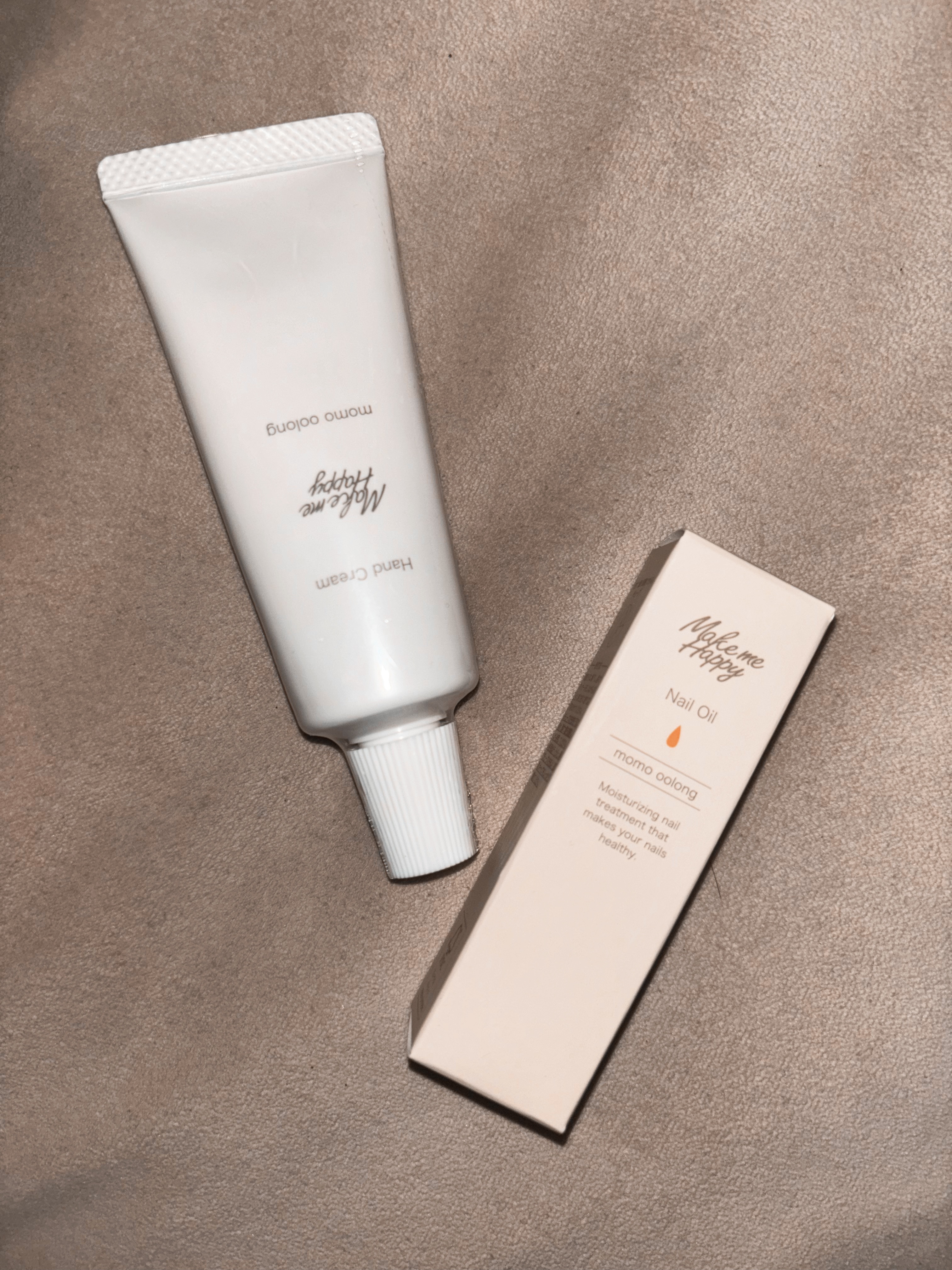 メイクミーハッピー ネイルオイル momo oolong/キャンメイク/ネイルオイル・トリートメントを使ったクチコミ（1枚目）