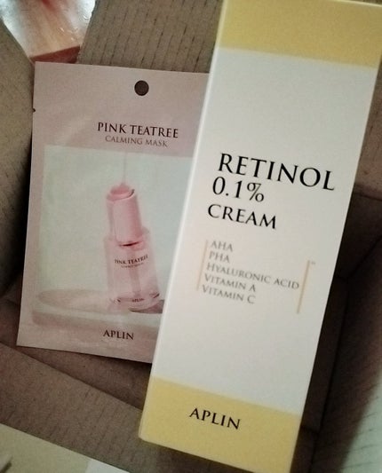 レチノール0.1クリーム/APLIN/フェイスクリームを使ったクチコミ(1枚目)
