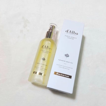 ダルバ ホワイトトリュフファーストスプレーセラム/ダルバ/ミスト状化粧水を使ったクチコミ(5枚目)