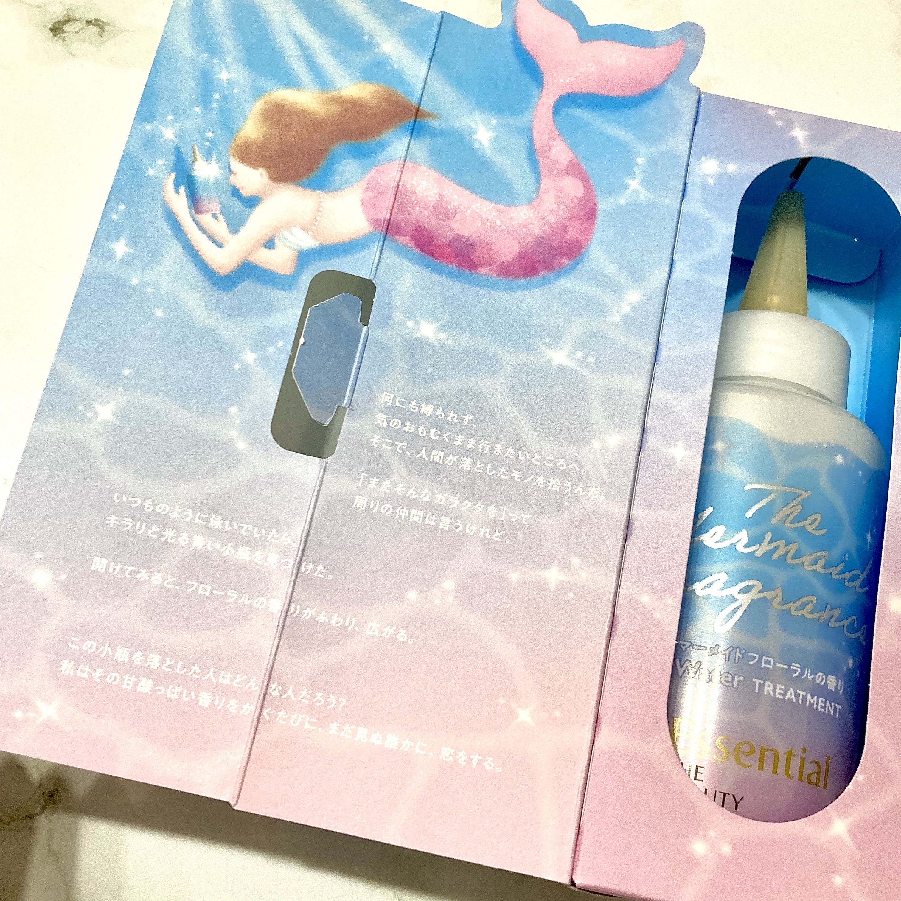 エッセンシャル THE BEAUTY 髪のキメ美容ウォータートリートメント マーメイドフローラルの香りのクチコミ「＼数量限定🧜‍♀️マーメイドフローラルの香り𓇼🫧／



7月1日発売✨


┈┈┈┈┈┈┈┈.....」（3枚目）