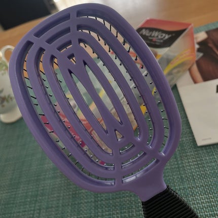 ヘアブラシ Double Cカーブ/NuWay4Hair/ヘアブラシを使ったクチコミ(5枚目)