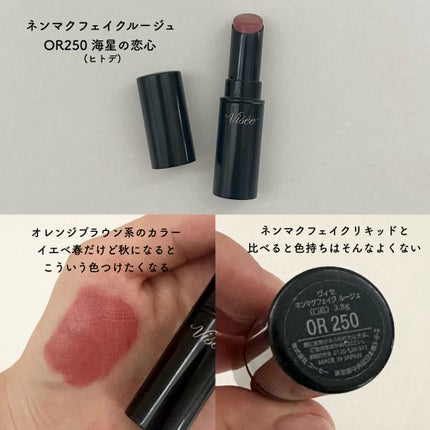 ネンマクフェイク ルージュ/Visée/口紅を使ったクチコミ(3枚目)