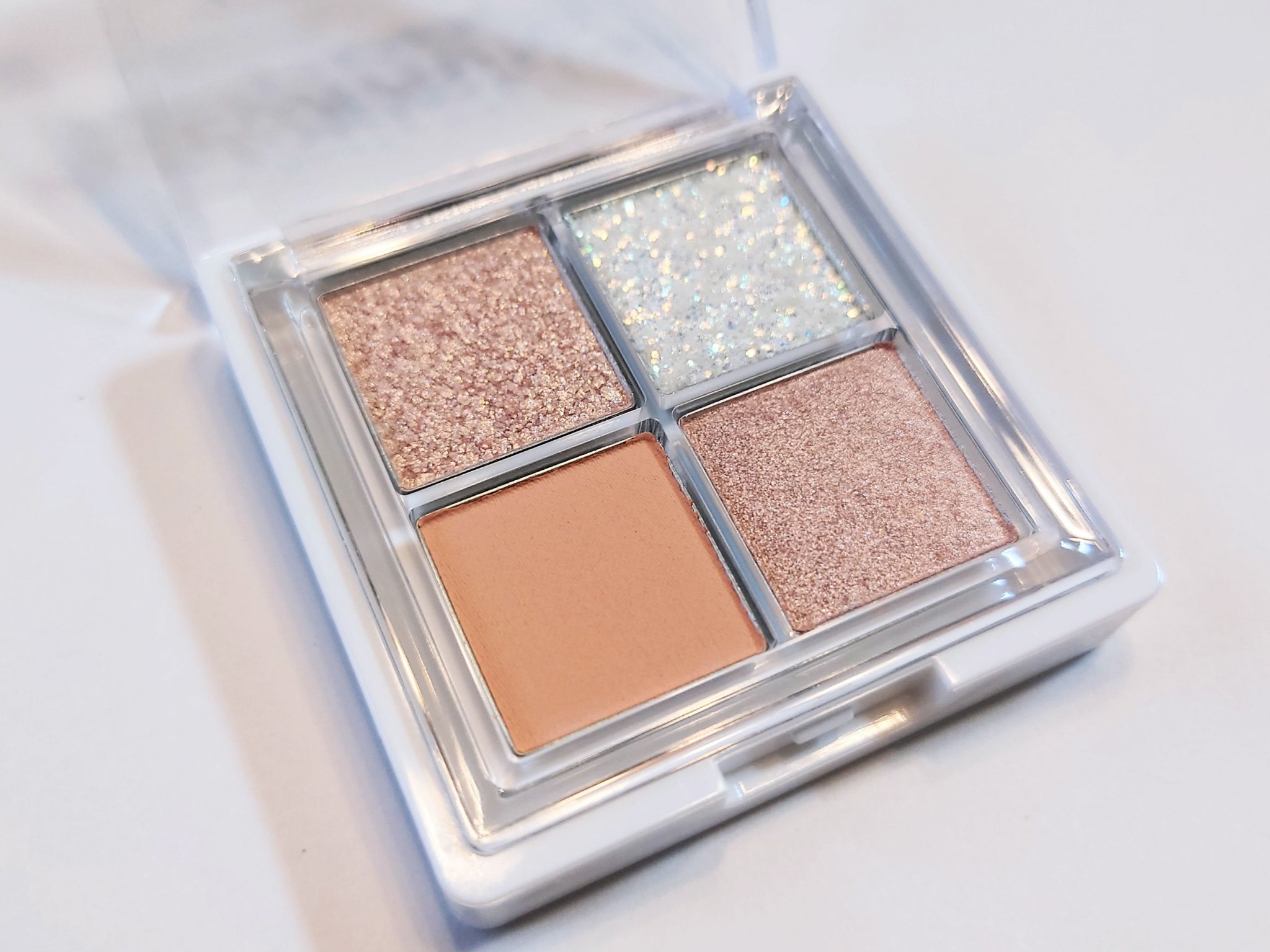 グリッターレイヤリングアイシャドウパレット 04 APRICOT LAYER/TWINKLE POP/アイシャドウパレットを使ったクチコミ（2枚目）