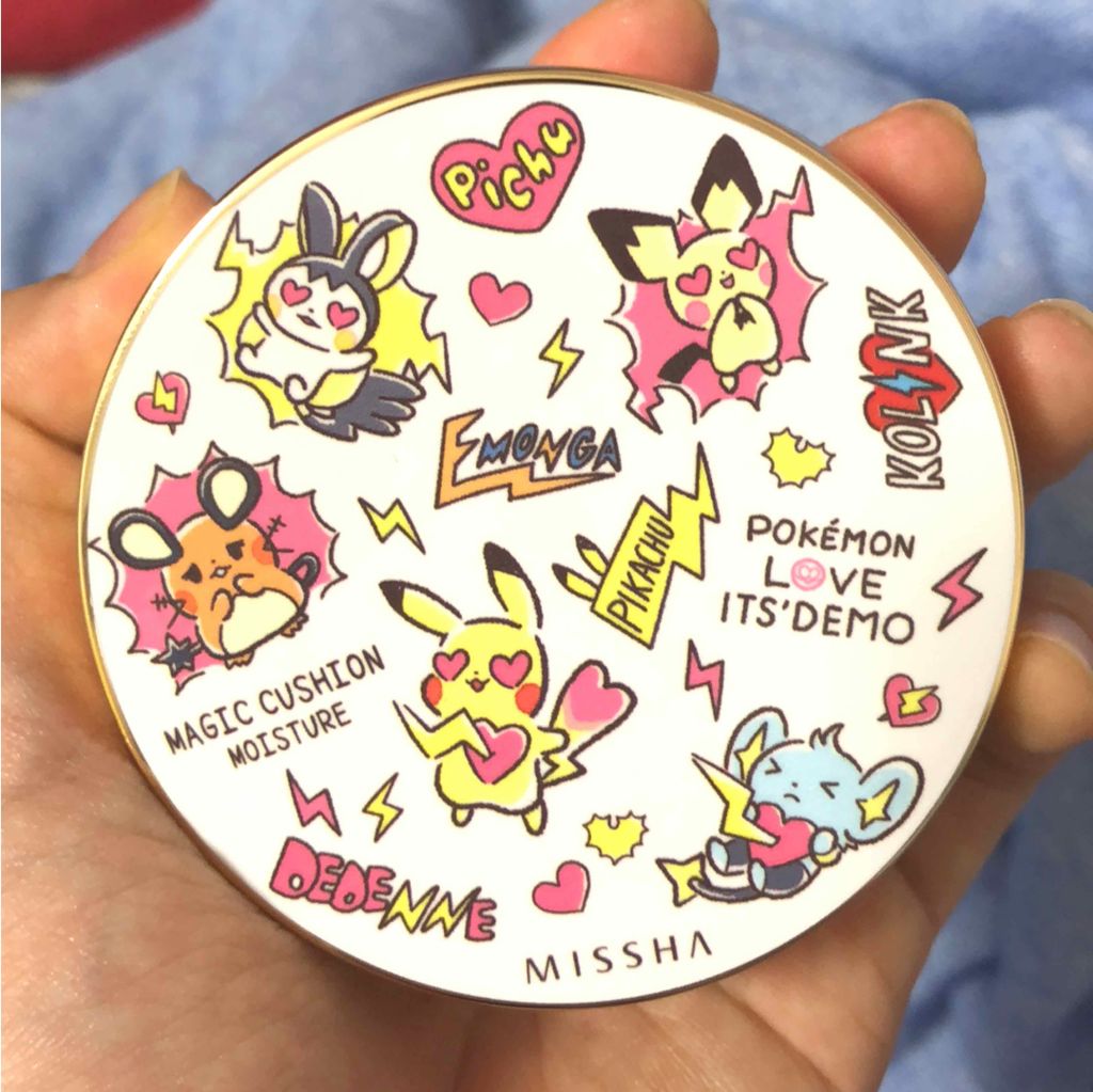 M クッション ファンデーション(モイスチャー)/MISSHA/クッションファンデーションを使ったクチコミ(1枚目)