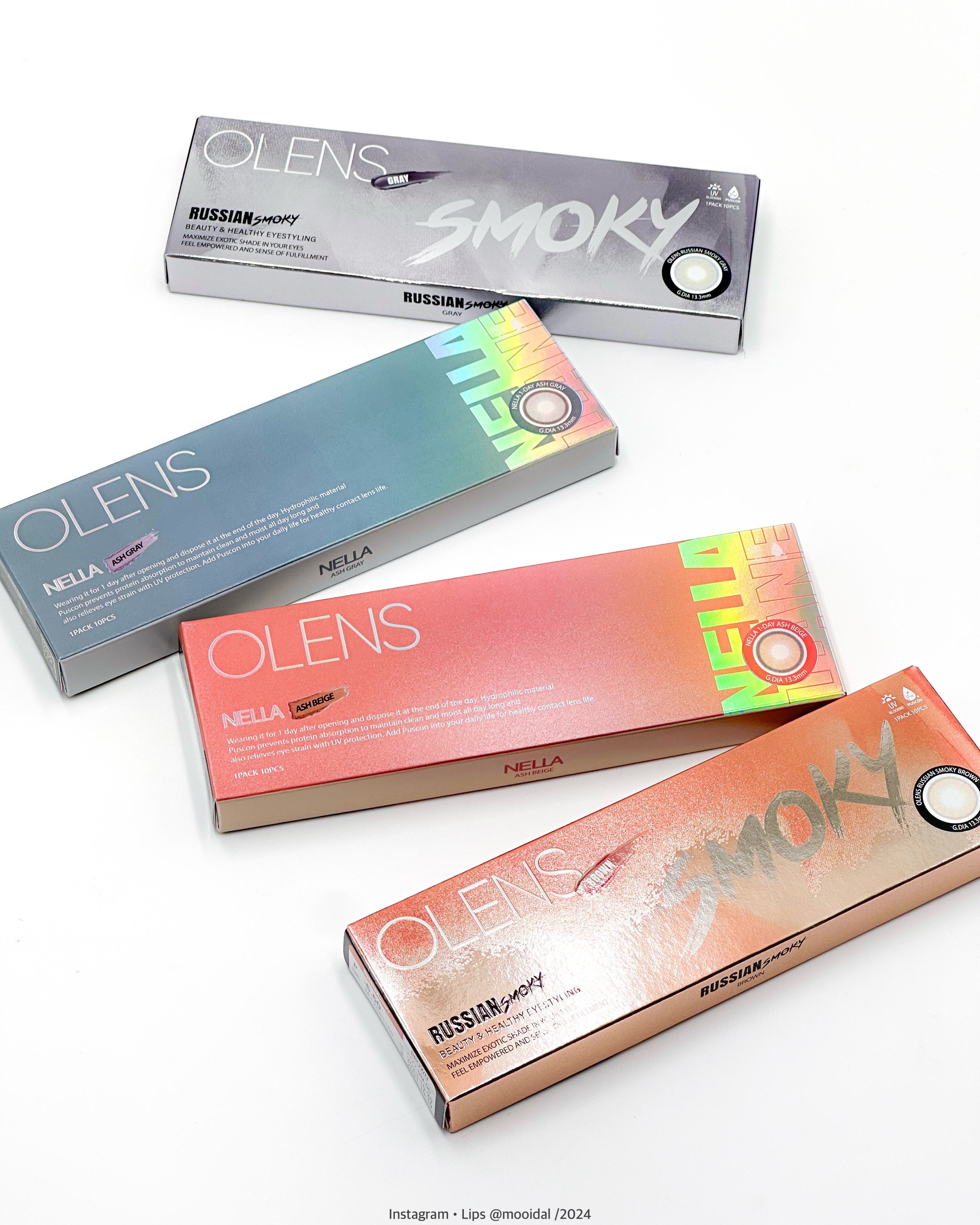 ロシアンスモーキー/OLENS/カラーコンタクトレンズを使ったクチコミ（2枚目）