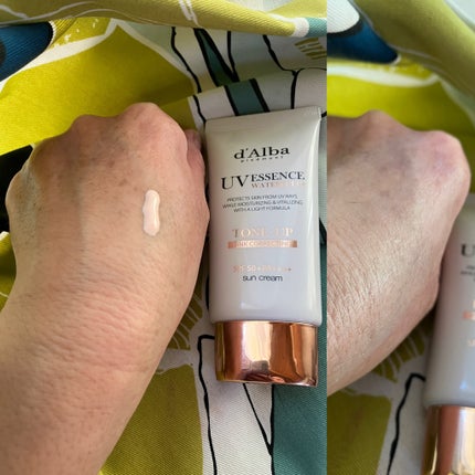 ウォータフルトーンアップサンクリーム/ダルバ/日焼け止めクリームを使ったクチコミ(3枚目)