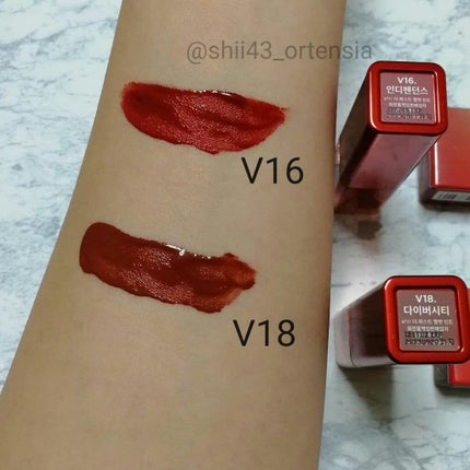 ザ ファースト ベルベット ティント シーズン3/MERZY/リップティントを使ったクチコミ(2枚目)