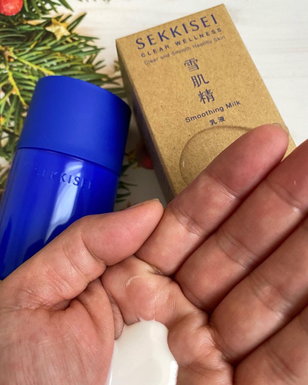 クリアウェルネス スムージング ミルク/雪肌精/乳液を使ったクチコミ（3枚目）