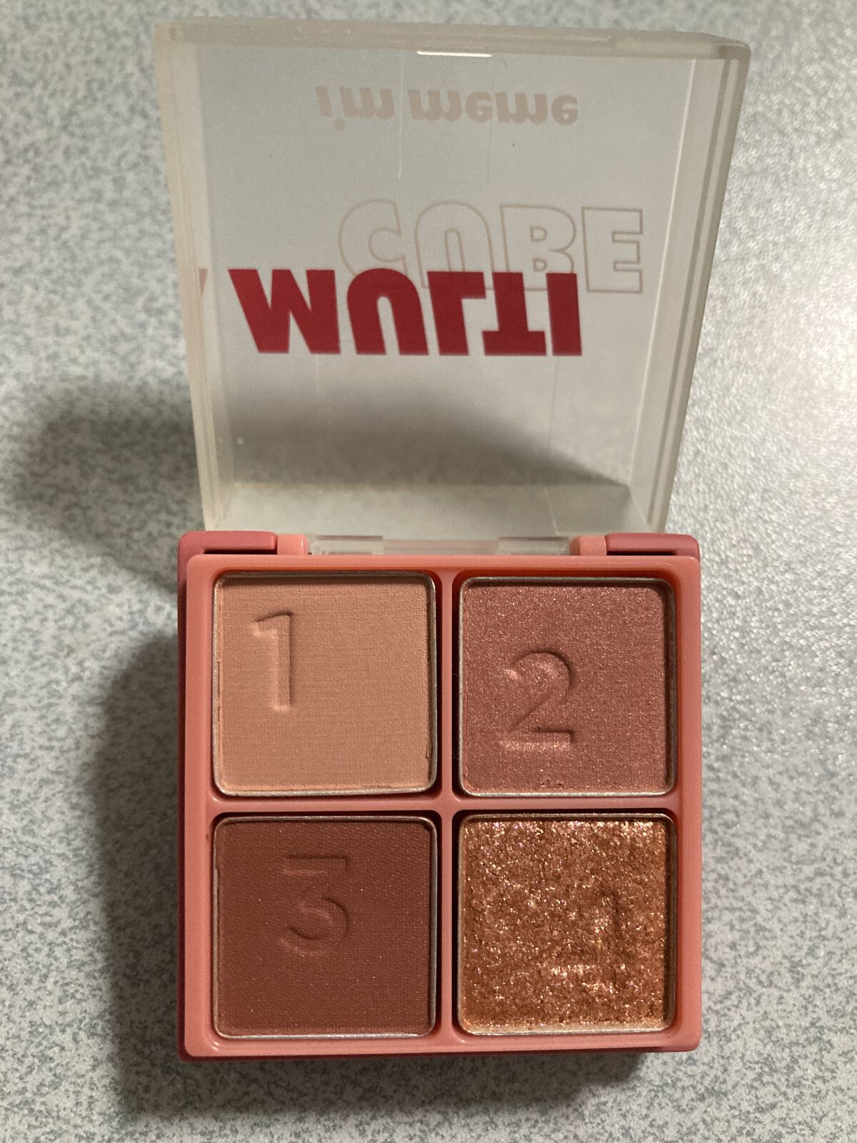 マルチキューブ/i’m meme/アイシャドウパレットを使ったクチコミ（2枚目）