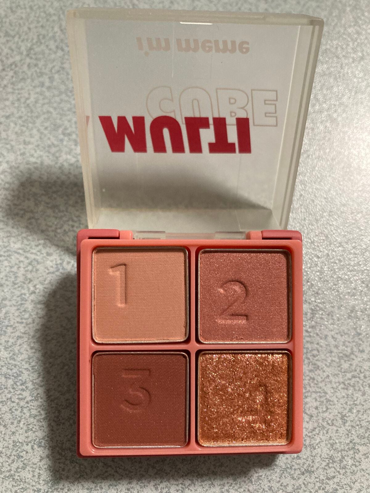 マルチキューブ/i’m meme/アイシャドウパレットを使ったクチコミ(2枚目)