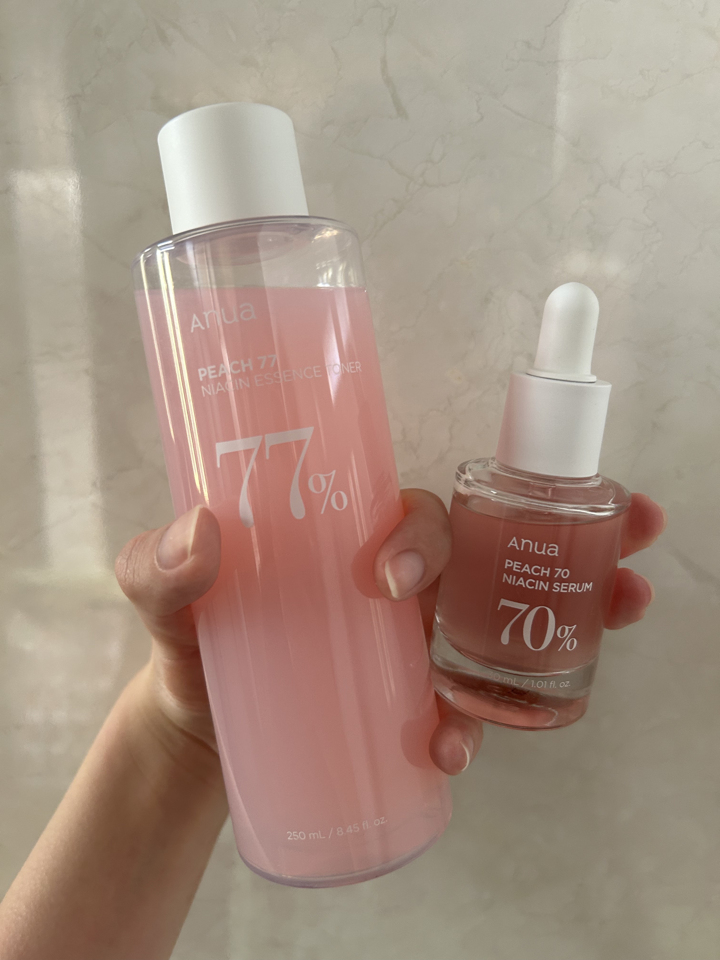 桃77％ナイアシンエッセンストナー 250ml/Anua/化粧水を使ったクチコミ（1枚目）