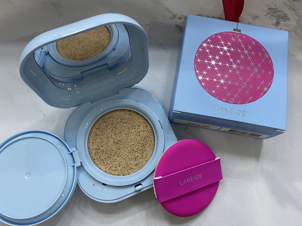 【2020ホリデーエディション】ネオクッション/LANEIGE/クッションファンデーションを使ったクチコミ（1枚目）