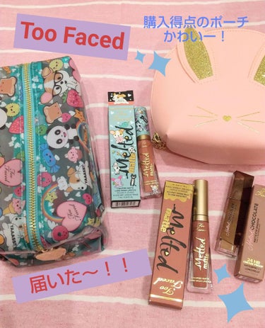 メルテッド チョコレート マット アイシャドウ/Too Faced/リキッドアイシャドウを使ったクチコミ（1枚目）