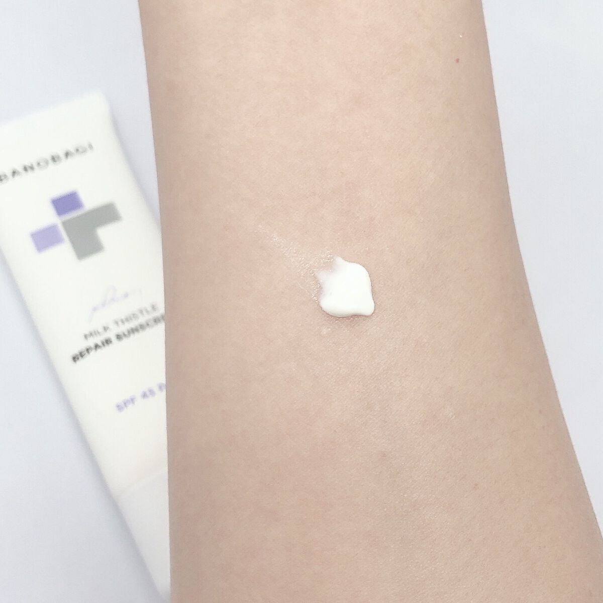 ミルクシスルリペアシカサンスクリーンプラス/BANOBAGI/日焼け止めミルクを使ったクチコミ（3枚目）