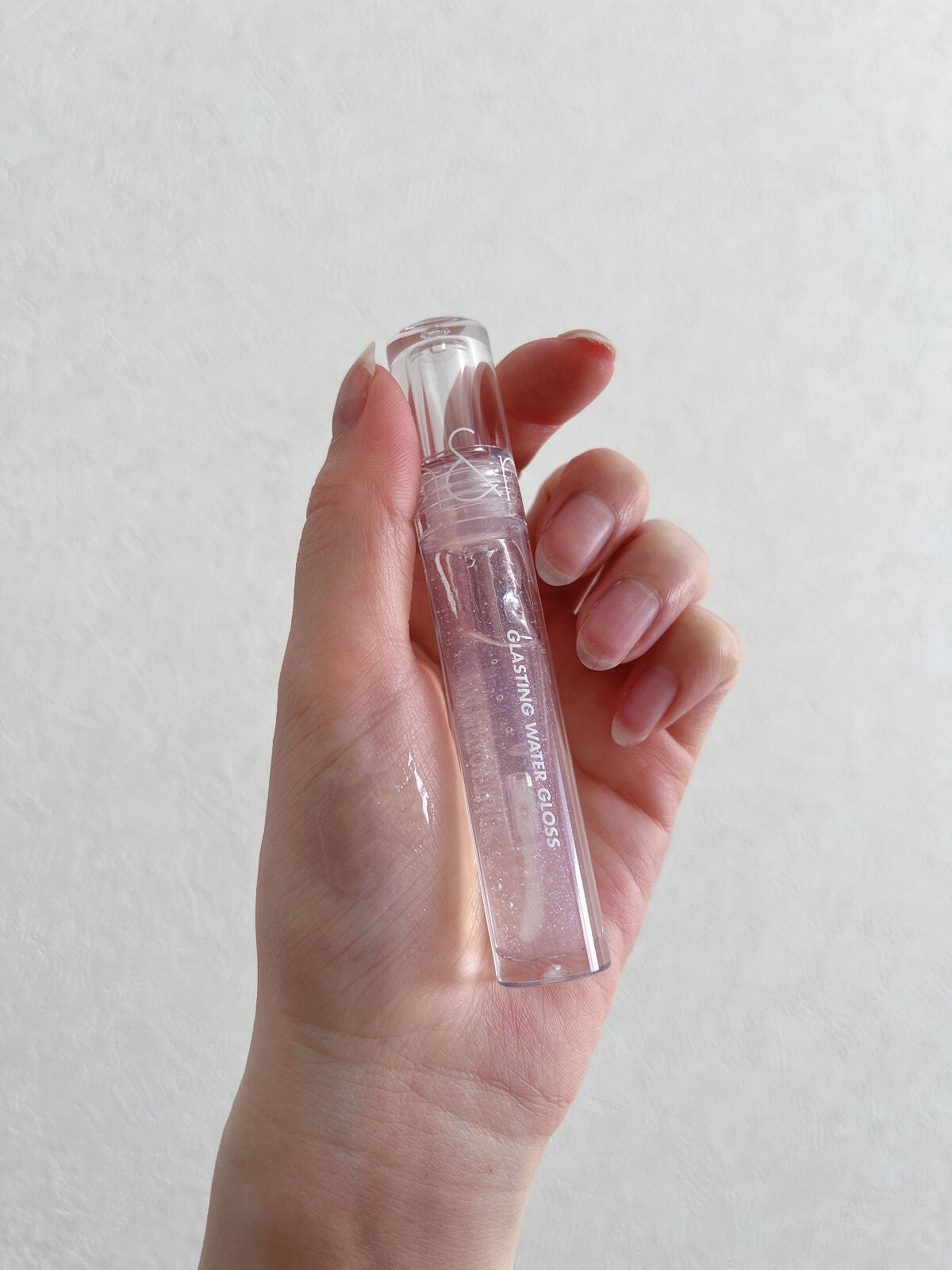 グラスティングウォーターグロス/rom&nd/リップグロスを使ったクチコミ(4枚目)