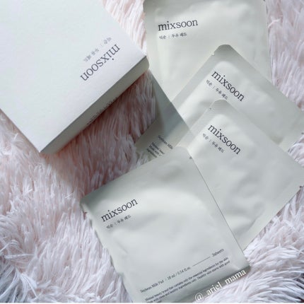 豆乳パッド/mixsoon/トナーパッドを使ったクチコミ(1枚目)