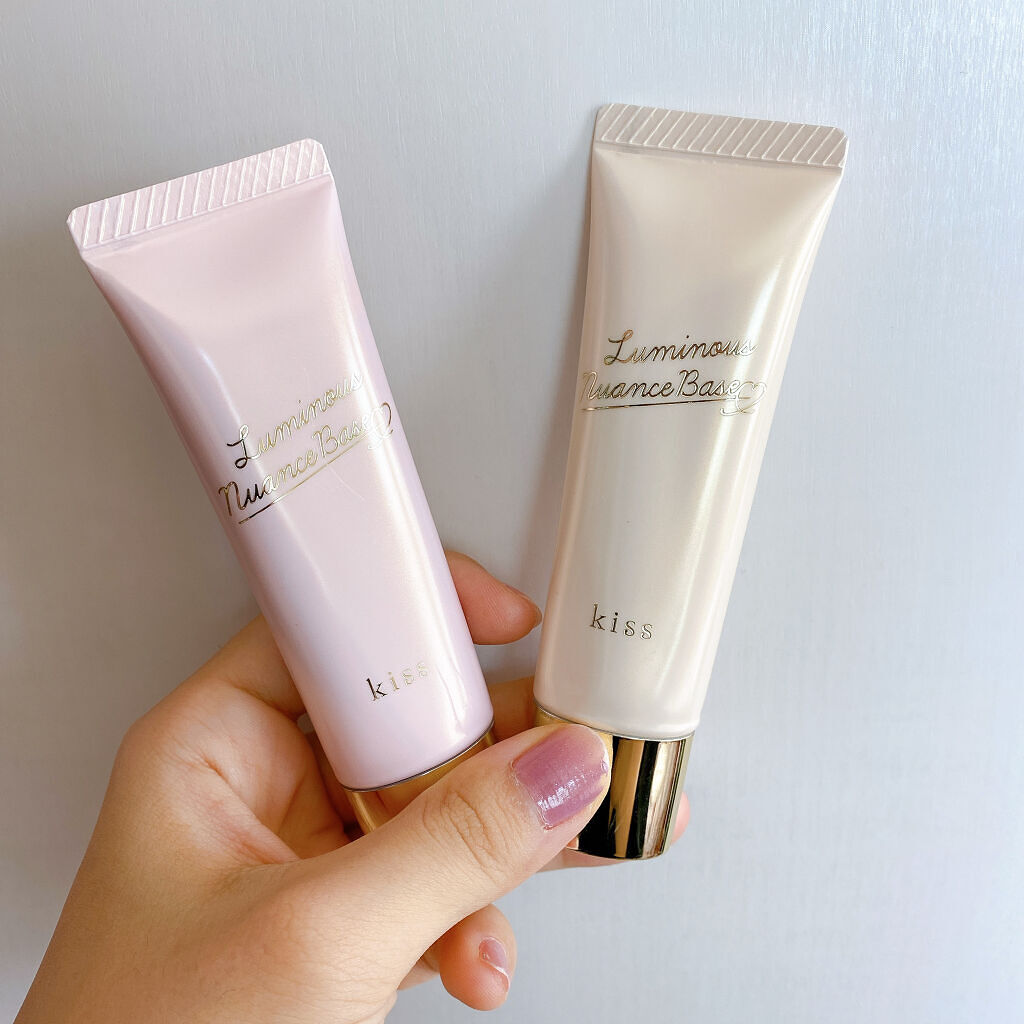 ルミナスニュアンスベース 01 Pink Beige/KiSS/化粧下地を使ったクチコミ（2枚目）