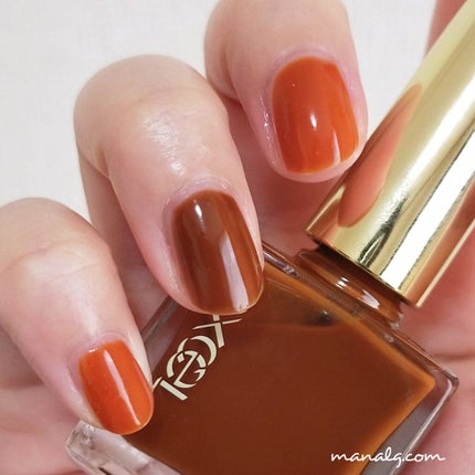 エクセル ネイルポリッシュ N NL29 キャラメリゼシロップ/excel/マニキュアを使ったクチコミ(3枚目)