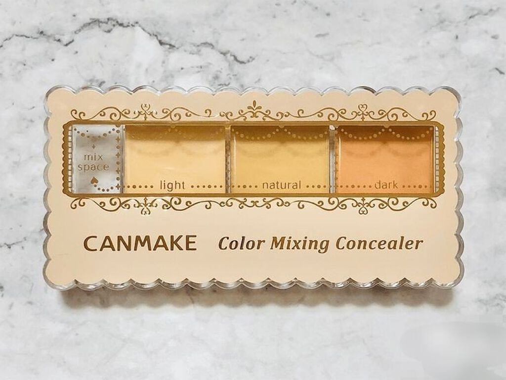 カラーミキシングコンシーラー/キャンメイク/パレットコンシーラーを使ったクチコミ（1枚目）
