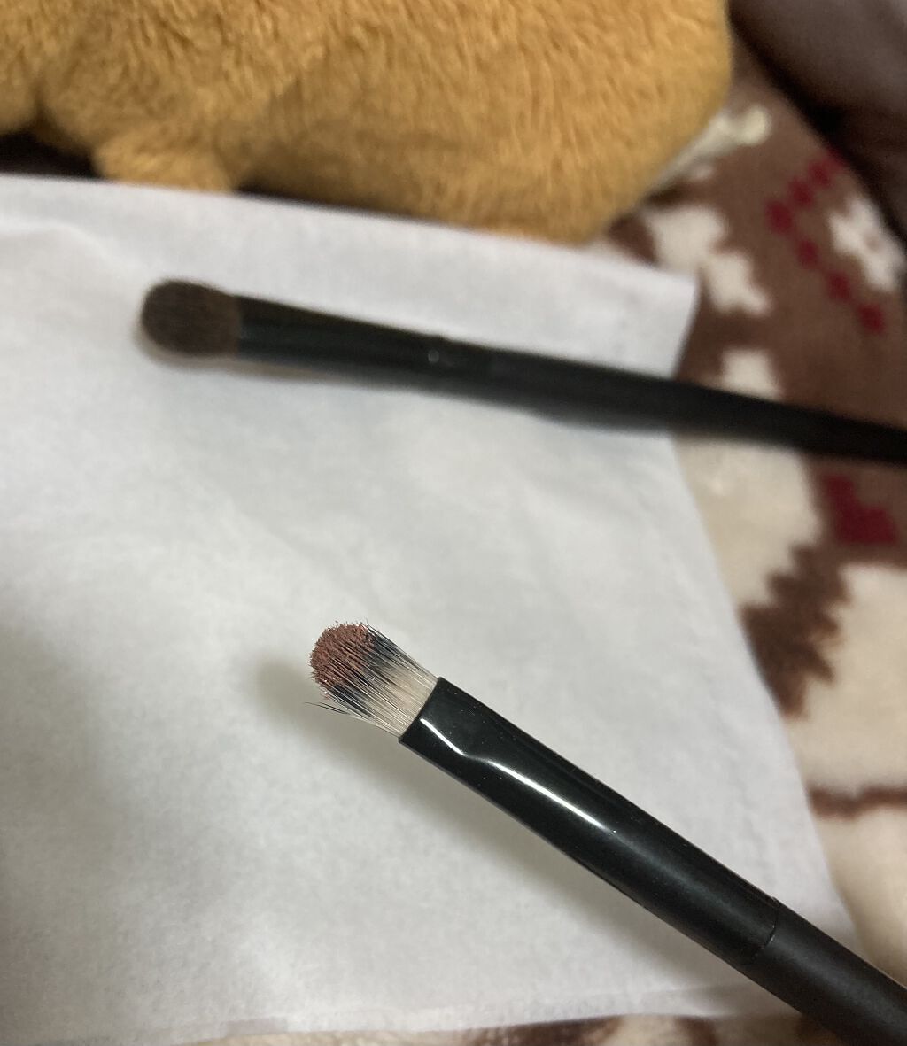 UR GLAM　EYESHADOW BRUSH C（アイシャドウブラシC）/U R GLAM/メイクブラシを使ったクチコミ（2枚目）