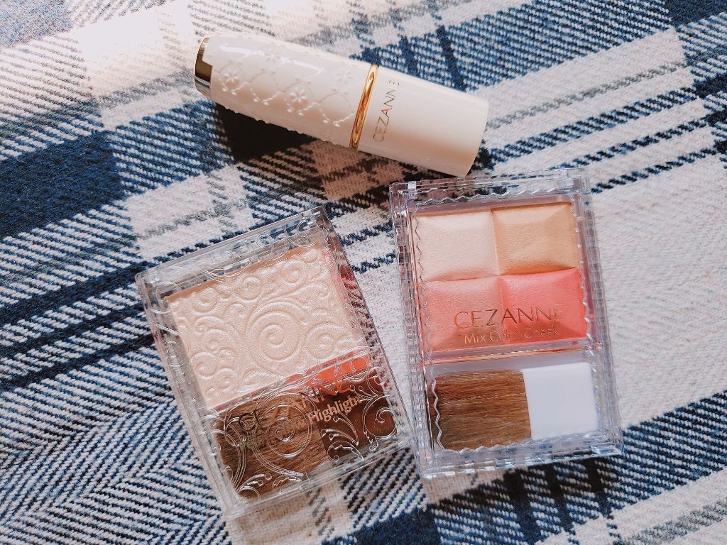 ミックスカラーチーク/CEZANNE/パウダーチークを使ったクチコミ（1枚目）