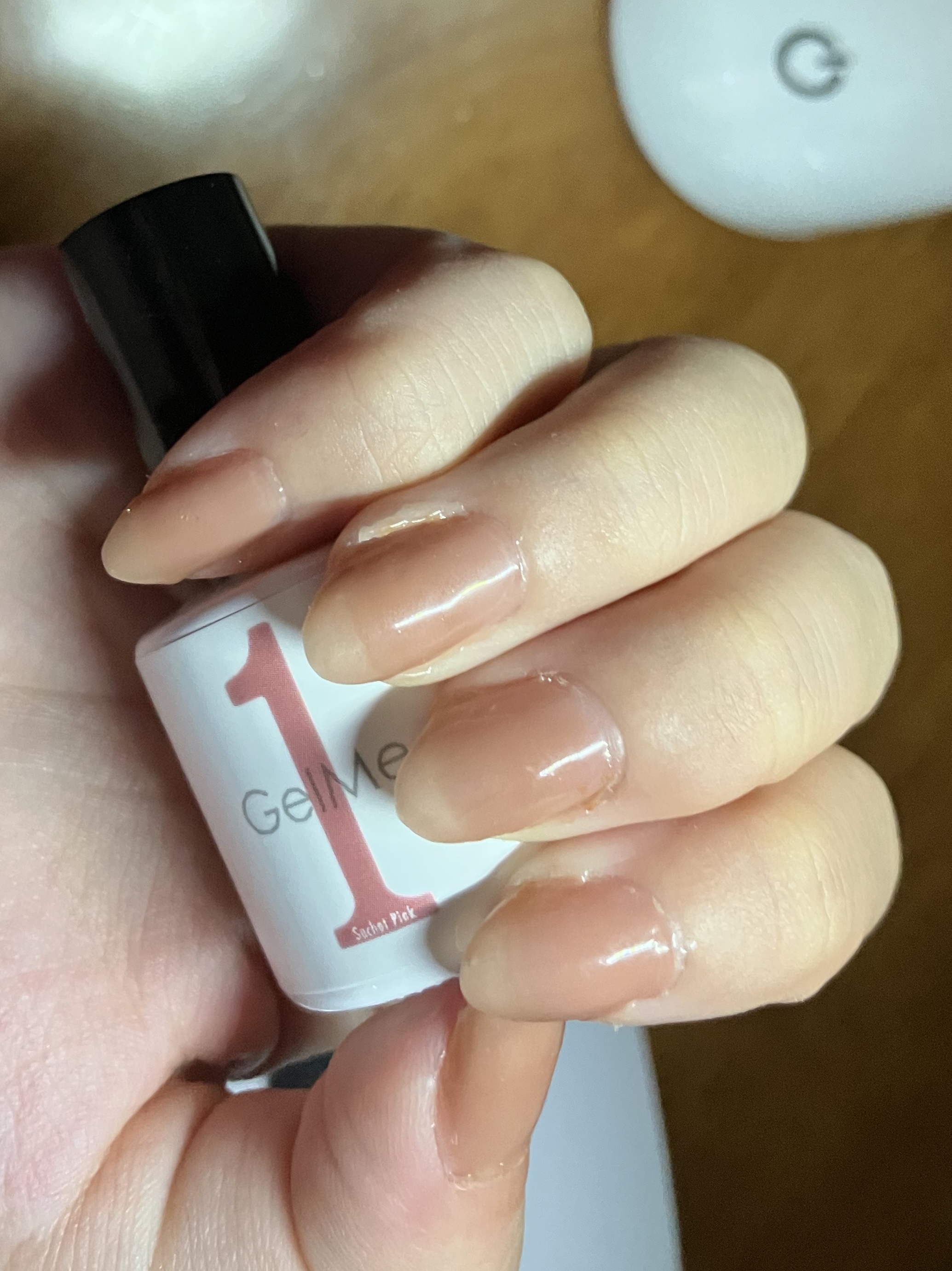 ジェルネイル GM129 サシェピンク/ジェルミーワン/ジェルネイルを使ったクチコミ（1枚目）