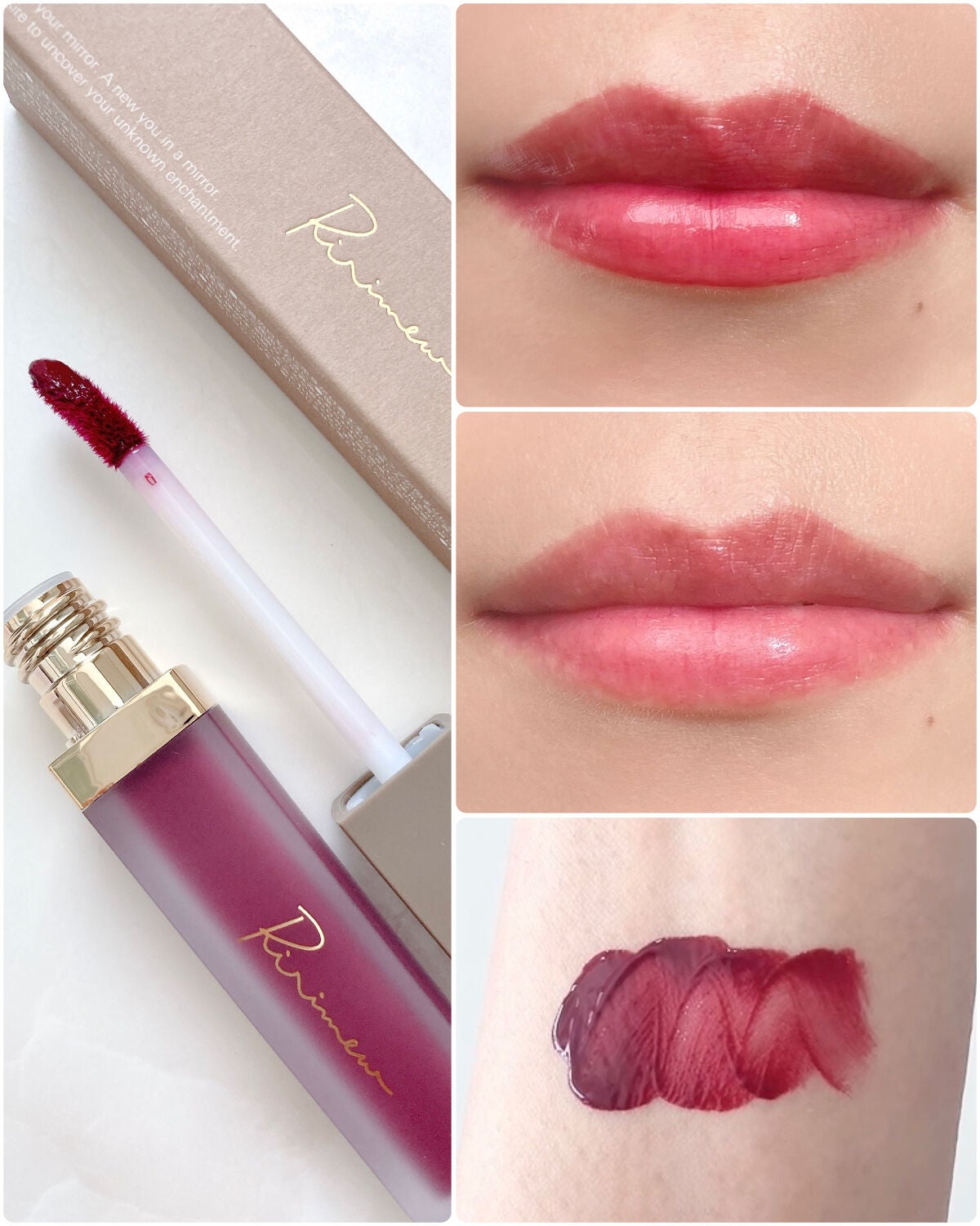 センシュアルフィックスティント/Ririmew/リップティントを使ったクチコミ(3枚目)