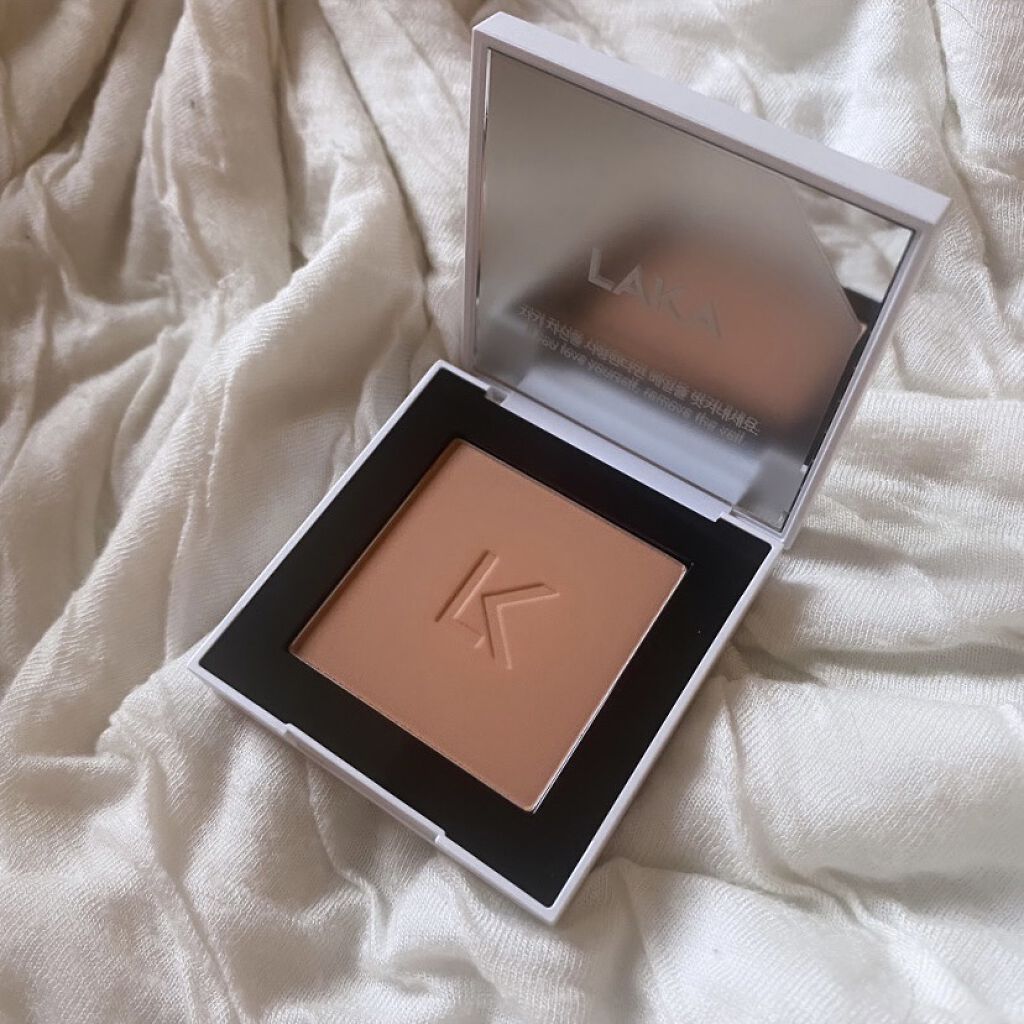 ジャストチーク/Laka/パウダーチークを使ったクチコミ（2枚目）