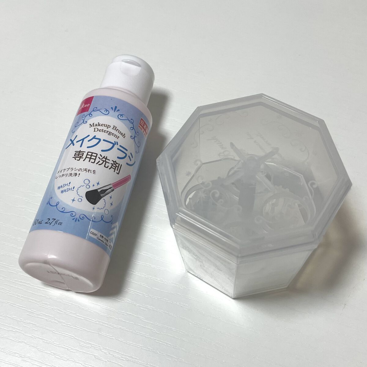 メイクブラシ専用洗剤/DAISO/その他化粧小物を使ったクチコミ（2枚目）