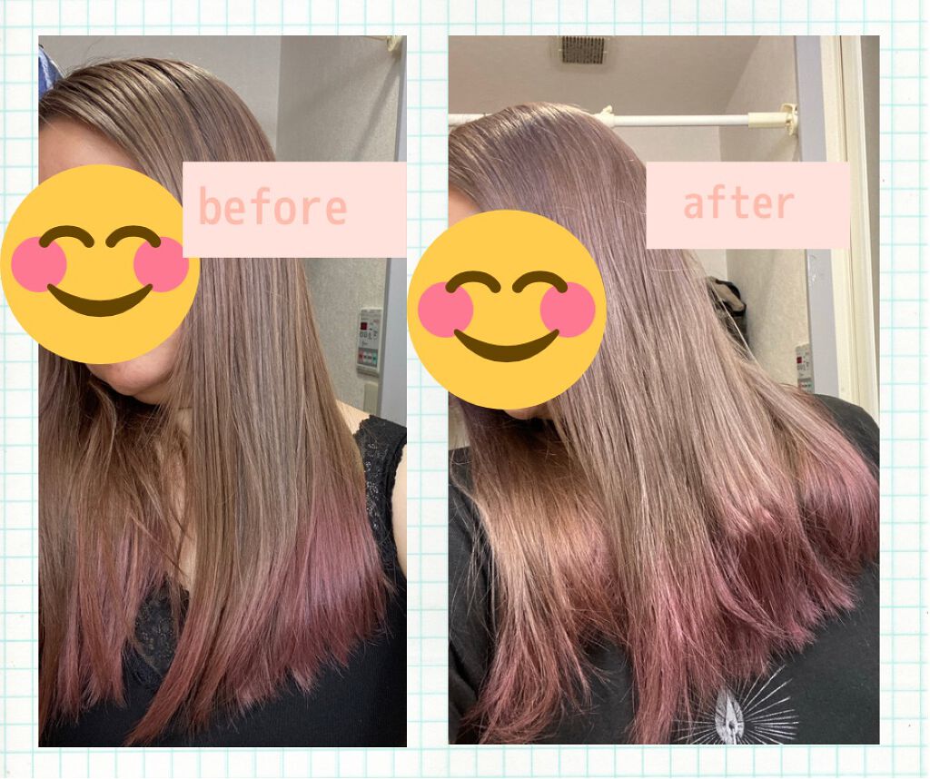 カラートリートメント/ティントバー/ヘアカラーを使ったクチコミ(2枚目)