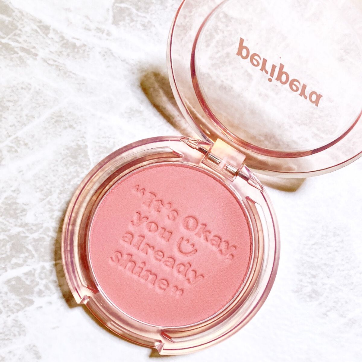 ピュア ブラッシュド サンシャイン チーク/PERIPERA/パウダーチークを使ったクチコミ(3枚目)