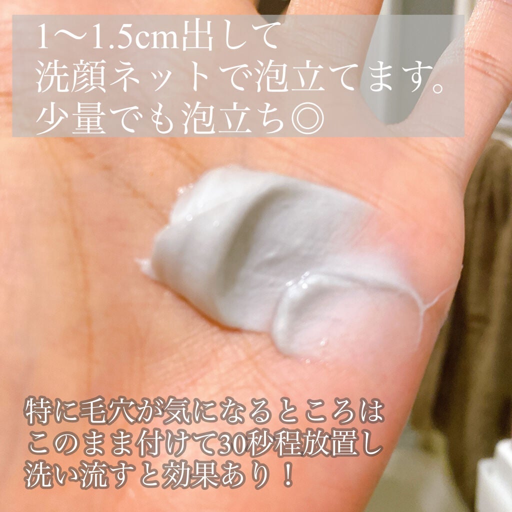 クレイフェイスウォッシュ/SHOBIDO/洗顔フォームを使ったクチコミ(2枚目)