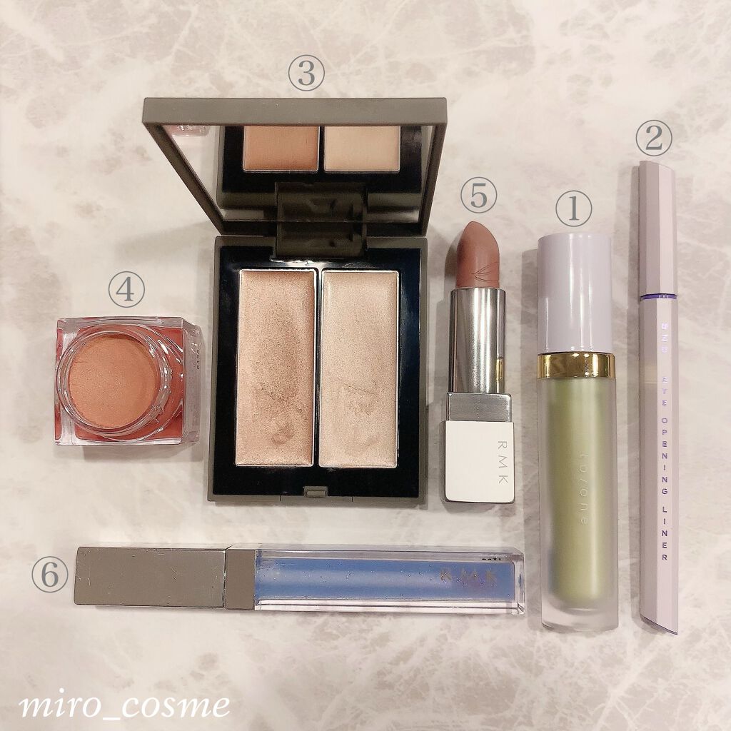 THREE シマリング グロー デュオ/THREE/クリームハイライトを使ったクチコミ（2枚目）