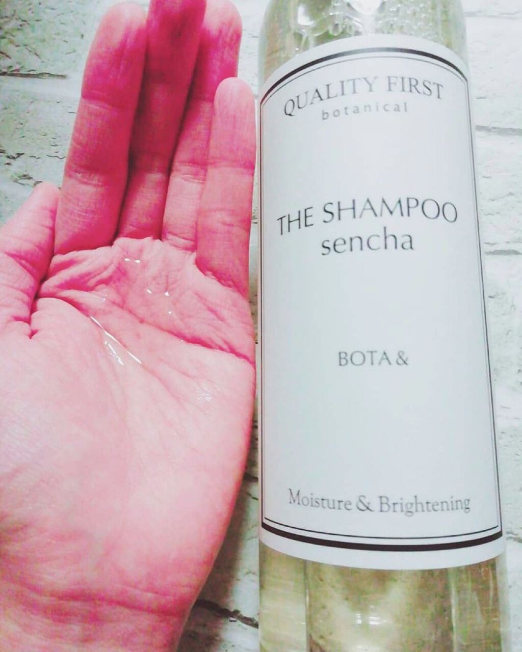 ボタアンド ザ シャンプー <sencha>/クオリティファースト/市販シャンプーを使ったクチコミ(2枚目)