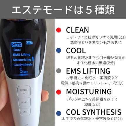 多機能温冷美顔器/ANLAN/美顔器・マッサージを使ったクチコミ(5枚目)