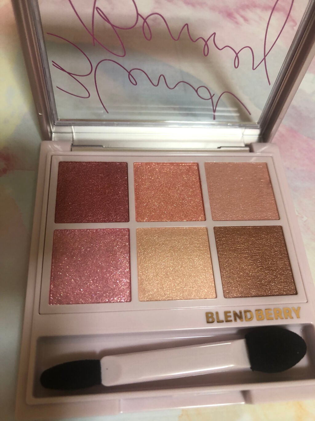 オーラクリエイション/BLEND BERRY/アイシャドウパレットを使ったクチコミ(2枚目)