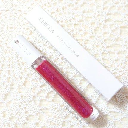 メスメリック グラスリップオイル 08 ダークアップル/CHICCA/リップグロスを使ったクチコミ(2枚目)