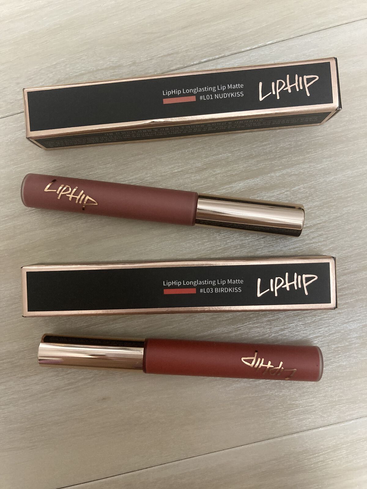 ロングラスティングマットティント 01 ヌーディキス /LIPHIP(リップヒップ)/リップティントを使ったクチコミ（1枚目）