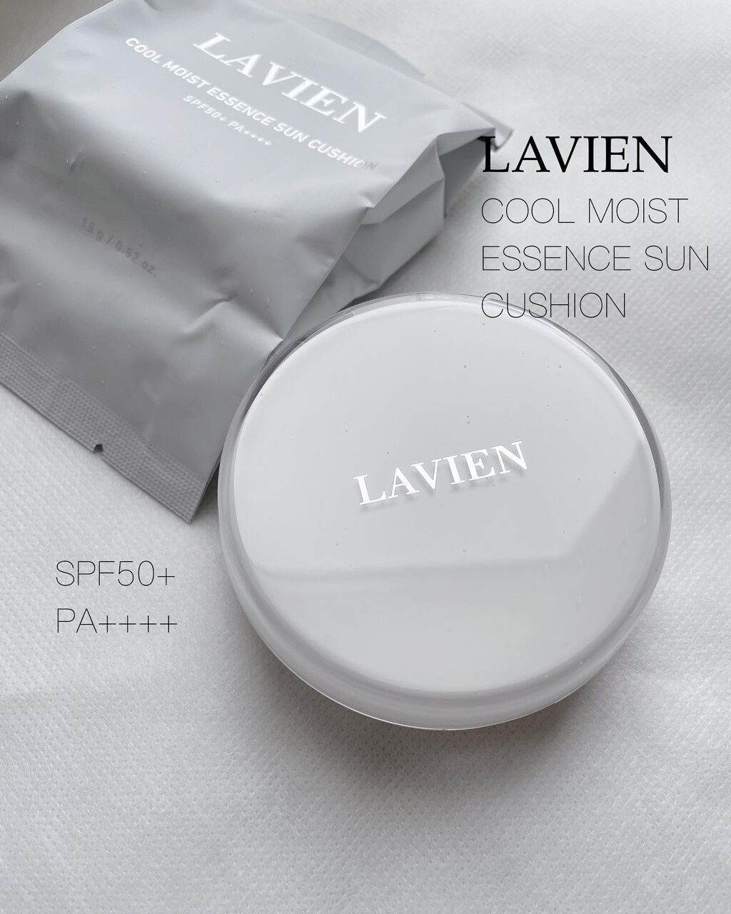 クール モイスト エッセンス サン クッション/LAVIEN/日焼け止めローションを使ったクチコミ(1枚目)