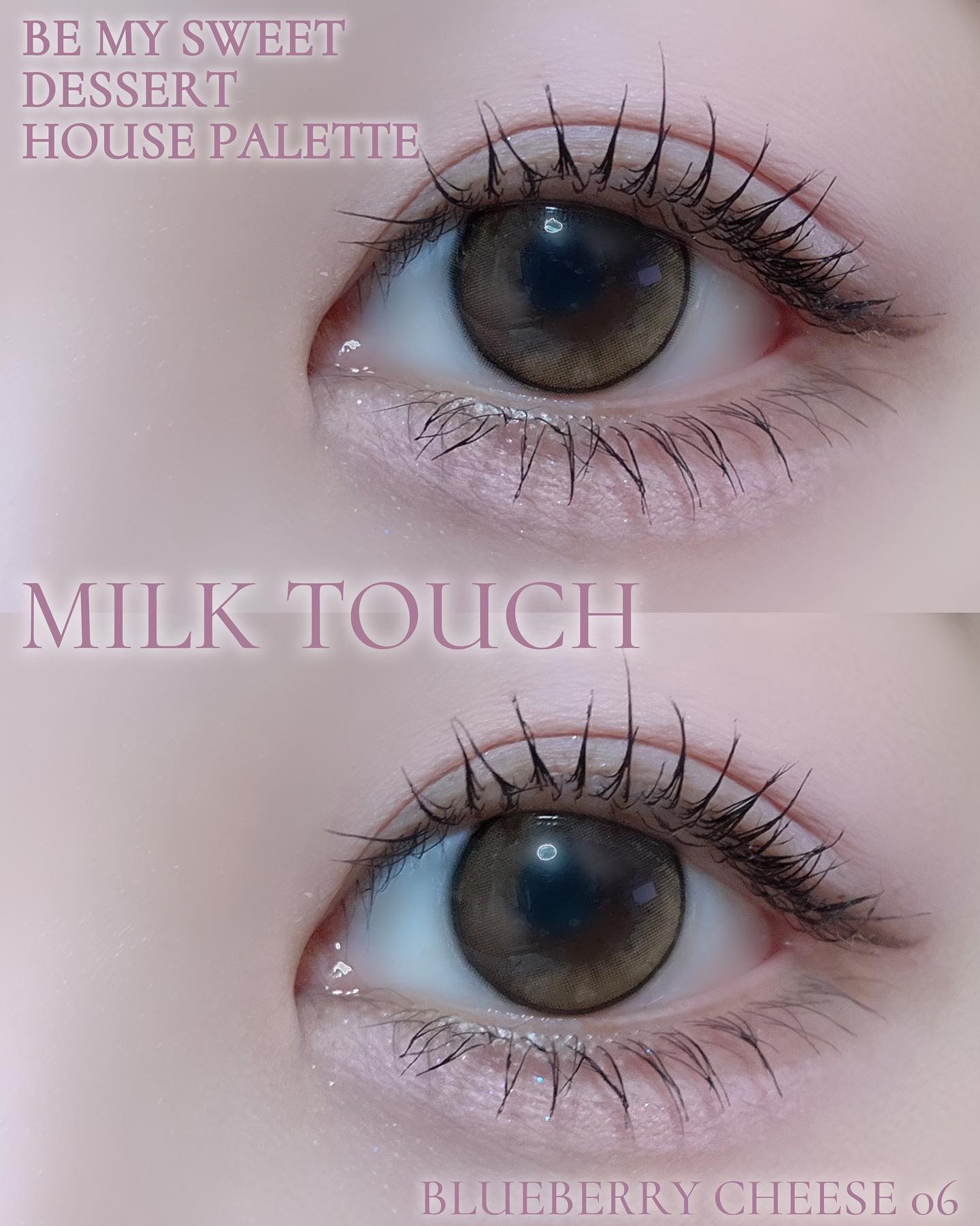 ビーマイスウィートデザートハウスパレット 06 Blueberry Cheese/Milk Touch/アイシャドウパレットを使ったクチコミ（3枚目）