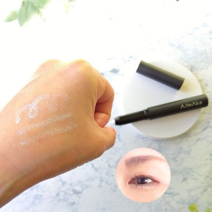 エーメイク グリッタースティック/A/mAke/グリッターを使ったクチコミ(3枚目)